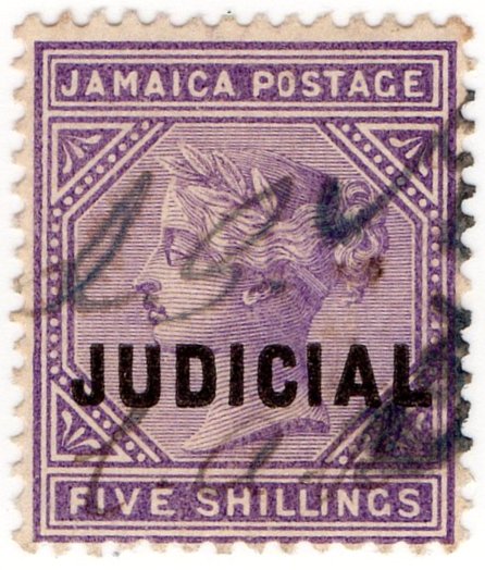 (I.B) Jamaica Revenue : Judicial 5/-