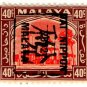 (I.B) Malaya States Revenue : Selangor (Japanese Occupation) 40c OP