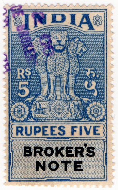 (I.B) India Revenue : Broker's Note 5R