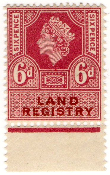 (I.B) Elizabeth II Revenue : Land Registry 6d