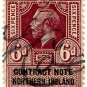 (I.B) George V Revenue : Contract Note (Northern Ireland) 6d