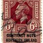 (I.B) George V Revenue : Contract Note (Northern Ireland) 6d