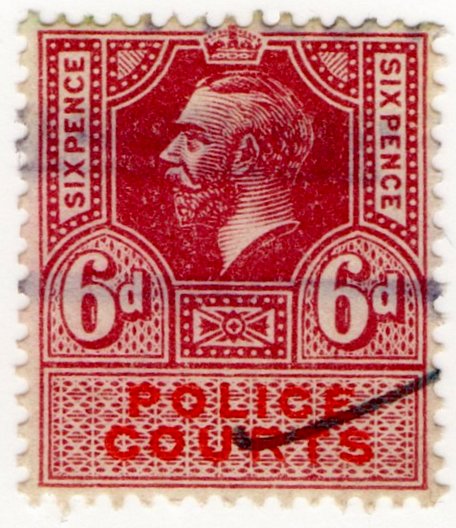 (I.B) George V Revenue : Police Courts 6d