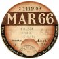 (I.B) GB Revenue : Car Tax Disc (Triumph Motorcycle 1966)