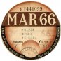 (I.B) GB Revenue : Car Tax Disc (Triumph Motorcycle 1966)