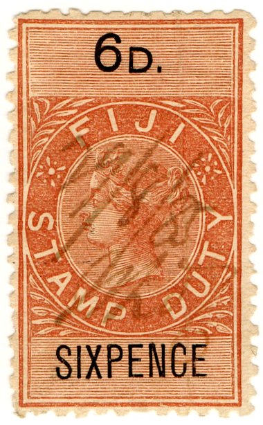 (I.B) Fiji Revenue : Duty 5/-