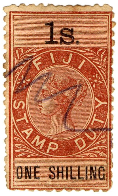 (I.B) Fiji Revenue : Duty 1/-