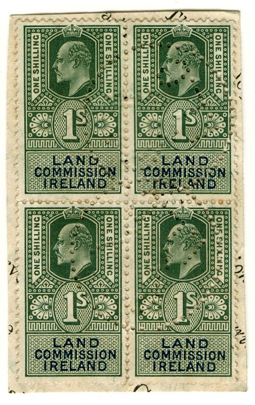 (I.B) Edward VII Revenue : Land Commission Ireland 1/-