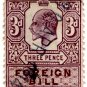 (I.B) Edward VII Revenue : Foreign Bill 3d