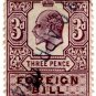 (I.B) Edward VII Revenue : Foreign Bill 3d
