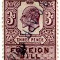 (I.B) Edward VII Revenue : Foreign Bill 3d