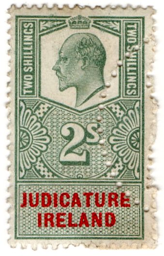 (I.B) Edward VII Revenue : Judicature Ireland 2/-