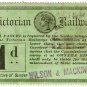 (I.B) Australia - Victoria Railways : Parcel 1d (Wilson & Mackinnon)