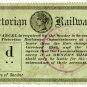 (I.B) Australia - Victoria Railways : Parcels 1d