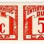 (I.B) Cape of Good Hope Revenue : Entertainments Duty 5c