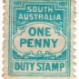 (I.B) Australia - South Australia Revenue : Stamp Duty 1d