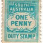 (I.B) Australia - South Australia Revenue : Stamp Duty 1d