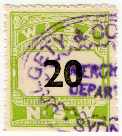 (I.B) Australia - NSW Revenue : Wine & Spirits Association 20c