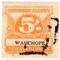 (I.B) Australia - NSW Railways Parcel 5/- (Wauchope)