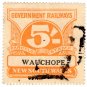 (I.B) Australia - NSW Railways Parcel 5/- (Wauchope)