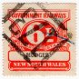 (I.B) Australia - NSW Railways Parcel 6d (Mudgee)