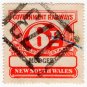 (I.B) Australia - NSW Railways Parcel 6d (Mudgee)