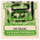 (I.B) Australia - NSW Railways Parcel 30c (Dungog) (I.B) Australia - NSW Railways Parcel 30c (Dungog)