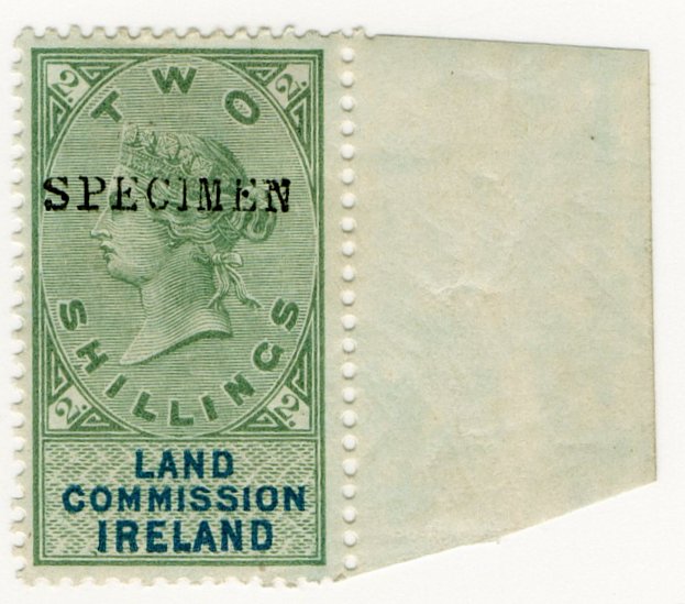 (I.B) QV Revenue : Land Commission Ireland 2/-