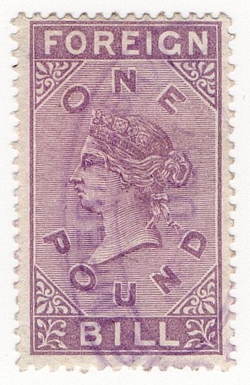 (I.B) QV Revenue : Foreign Bill &Acirc;&pound;1 (1881)