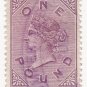 (I.B) QV Revenue : Foreign Bill £1 (1881)