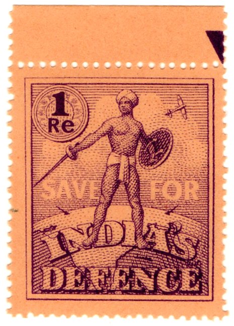 (I.B) India Revenue : War Savings Stamp 1R