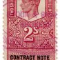 (I.B) George VI Revenue : Contract Note (Northern Ireland) 2/-