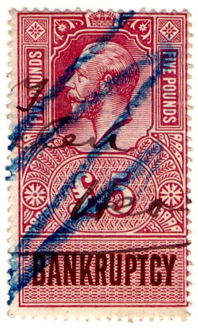 (I.B) George V Revenue : Bankruptcy &Acirc;&pound;5
