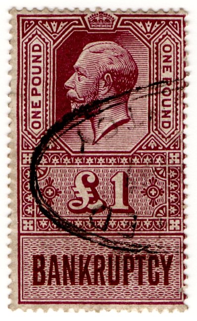 (I.B) George V Revenue : Bankruptcy &Acirc;&pound;1
