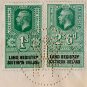 (I.B) George V Revenue : Land Registry (Southern Ireland) 3/6d (complete doc)