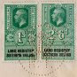 (I.B) George V Revenue : Land Registry (Southern Ireland) 3/6d (complete doc)