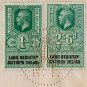 (I.B) George V Revenue : Land Registry (Southern Ireland) 3/6d (complete doc)