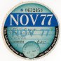 (I.B) GB Revenue : Car Tax Disc (Ford 1977)