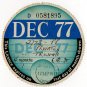 (I.B) GB Revenue : Car Tax Disc (Triumph 1977)