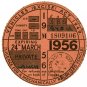 (I.B) GB Revenue : Car Tax Disc (Lancia 1956)