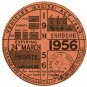 (I.B) GB Revenue : Car Tax Disc (Lancia 1956)