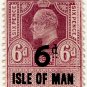 (I.B) Edward VII Revenue : Isle of Man 6d