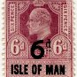 (I.B) Edward VII Revenue : Isle of Man 6d