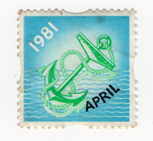 (I.B) Cinderella : Royal Navy Cigarette Ration Stamp (1981)