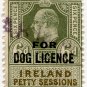 (I.B) Edward VII Revenue : Ireland Dog Licence 6d