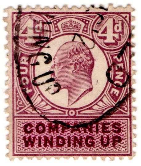 (I.B) Edward VII Revenue : Companies Winding Up 4d