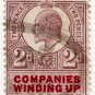 (I.B) Edward VII Revenue : Companies Winding Up 2d