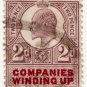 (I.B) Edward VII Revenue : Companies Winding Up 2d