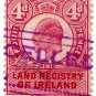 (I.B) Edward VII Revenue : Land Registry Ireland 4d