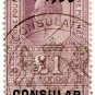 (I.B) Edward VII Revenue : Consular Service £1